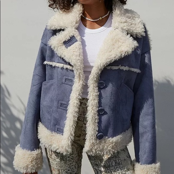 Urban Outfitters Jackets & Blazers - NWT UO Maria Faux Shearling Coat
